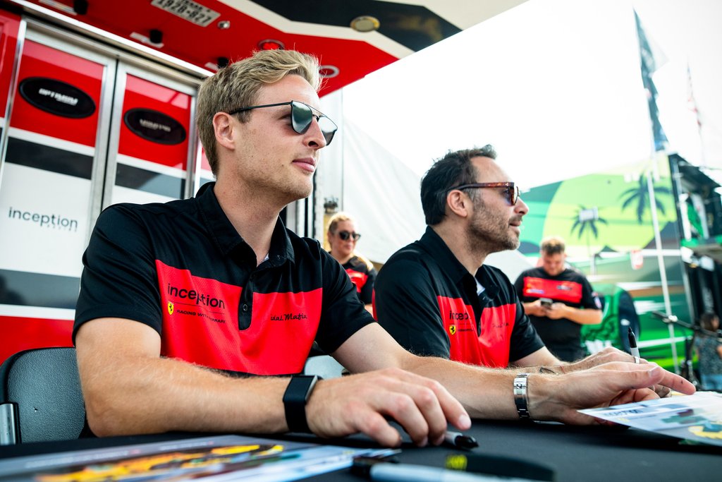 Frederik Schandorff udgik fra IMSA-løb på Road America
(Foto: Inception Racing)
